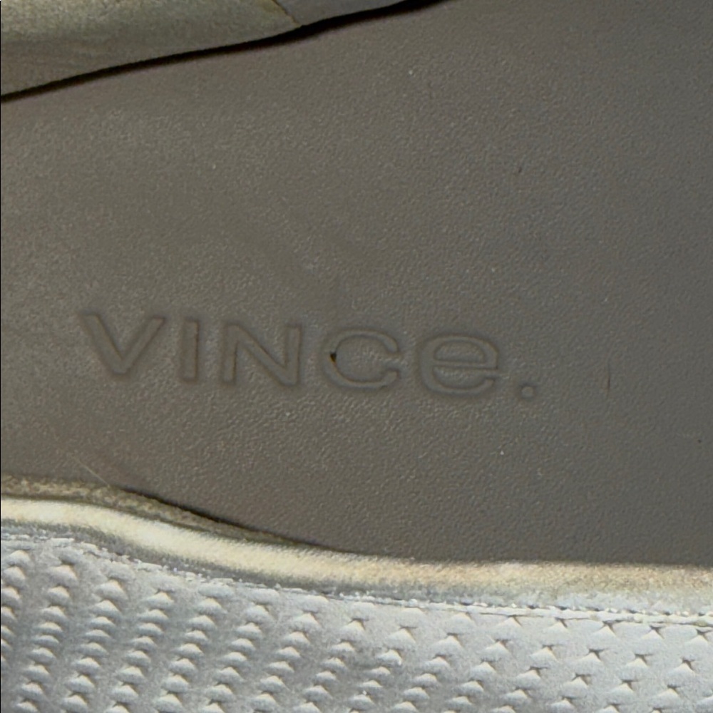 Vince Blair Perforated Leather Slip On Sneakers In White - Picture 11 of 13